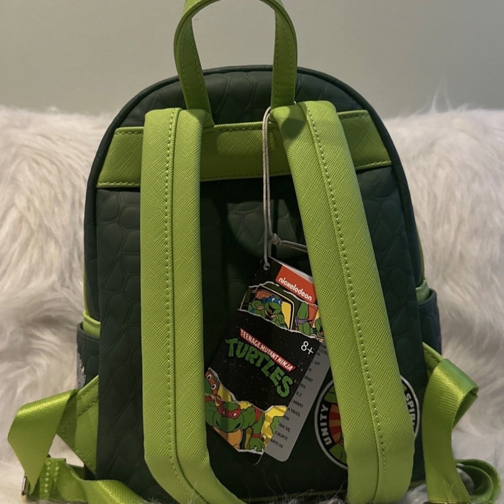 NICKELODEON & LOUNGEFLY COLLAB RELEASE ofTeenage Mutant Ninja Turtles BackPack - Picture 2 of 9